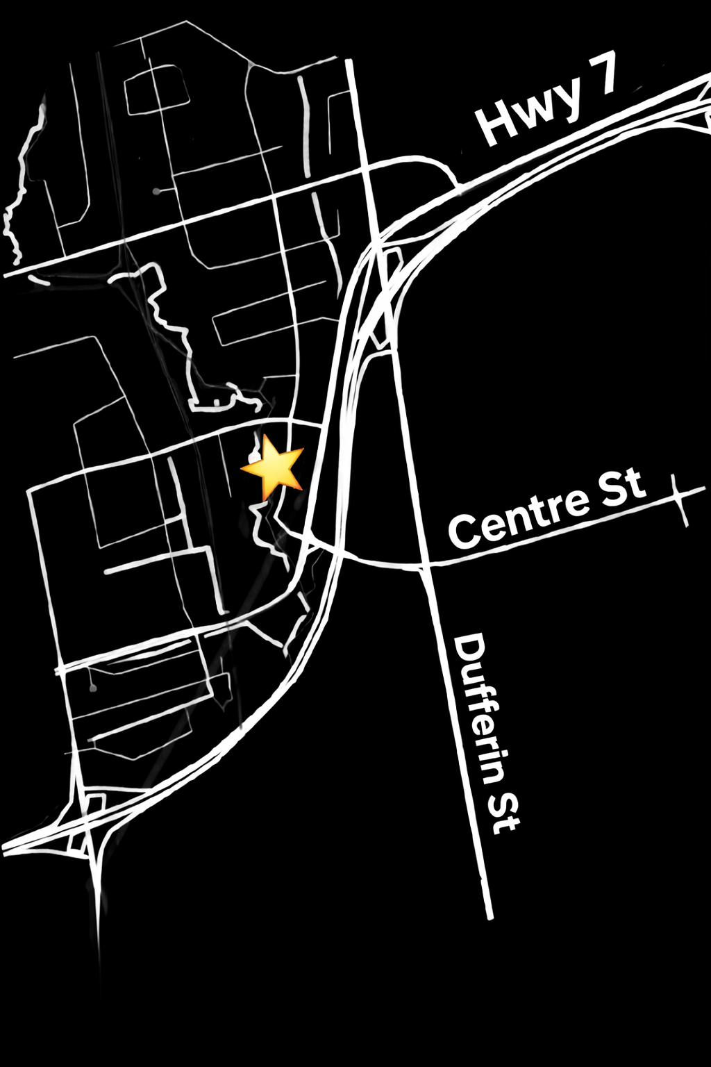 Location map - 470 N Rivermede Rd, Vaughan, ON